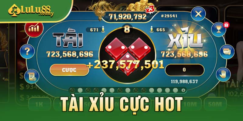 Game tài xỉu online cực hot tại nhà cái LULU88